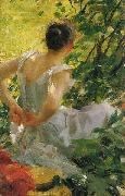 Anders Zorn Woman getting dressed oil painting reproduction